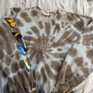 pacsun butterfly crewneck